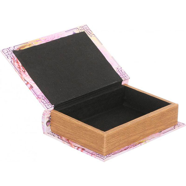 Шкатулка-книга Лаванда в корзине 25x18x5,5 см