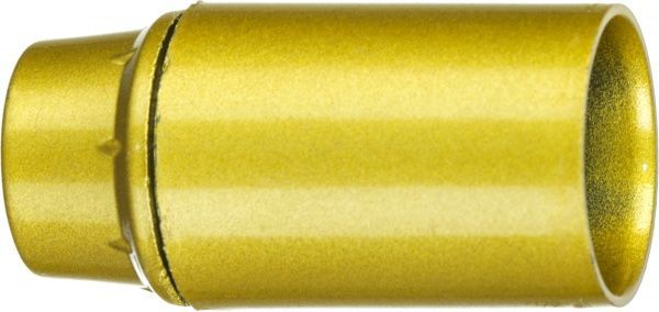 Патрон електричний Electraline E14 пластик золотий 71124