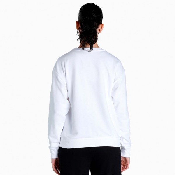 Свитшот Puma ESS CREW SWEAT TR 84719902 р. S белый