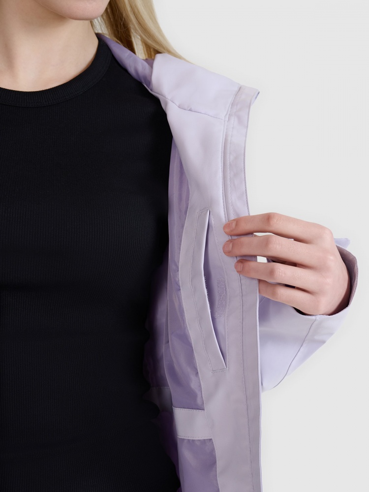 Ветровка женская 4F TECHNICAL JACKET F702 4FWSS25TTJAF702-52S р.S сиреневая