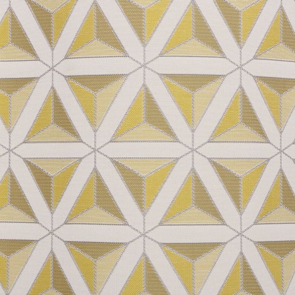 Штора Жакард Геометрія 145х275 см жовта La Nuit
