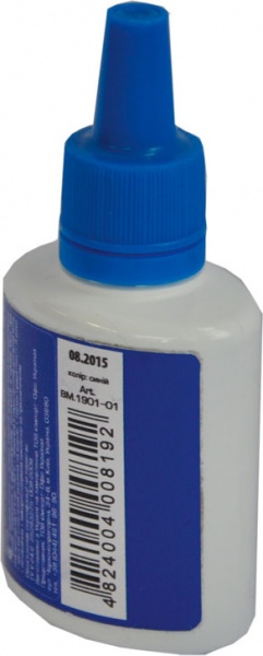 Краска штемпельная 30 мл BM.1901-01 синяя Buromax