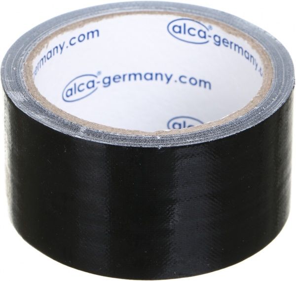 Клейка стрічка Alca для автомобіля 50x50 мм 0,5 м чорний