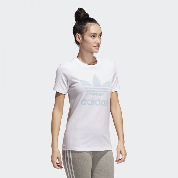 Футболка Adidas TREFOIL TEE FM3293 38 білий