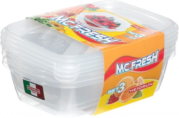 Набір контейнерів McFresh 3 шт. 1808 Heidrun