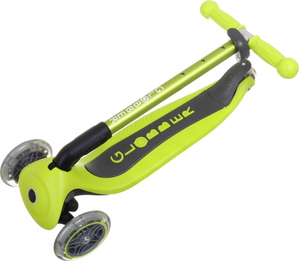 Самокат Globber Primo Foldable Lights зеленый 432-106-2 