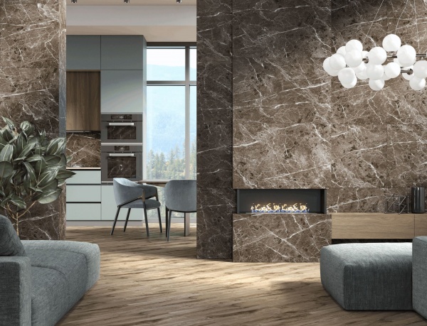 Плитка INTER GRES Naomi коричневий темний 120x60 /170 032 