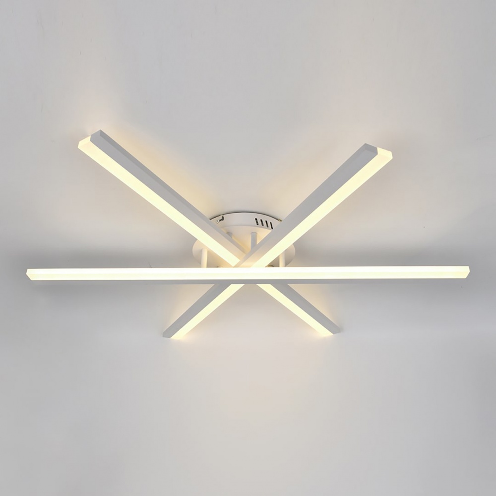 Люстра потолочная Hopfen MAGI-3 WH 3x65 Вт LED-модуль белый