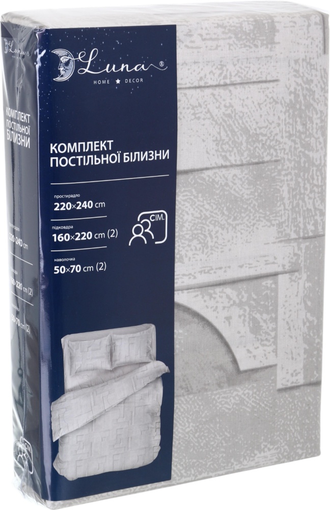 Комплект постельного белья семейный PUZZLE мультиколор