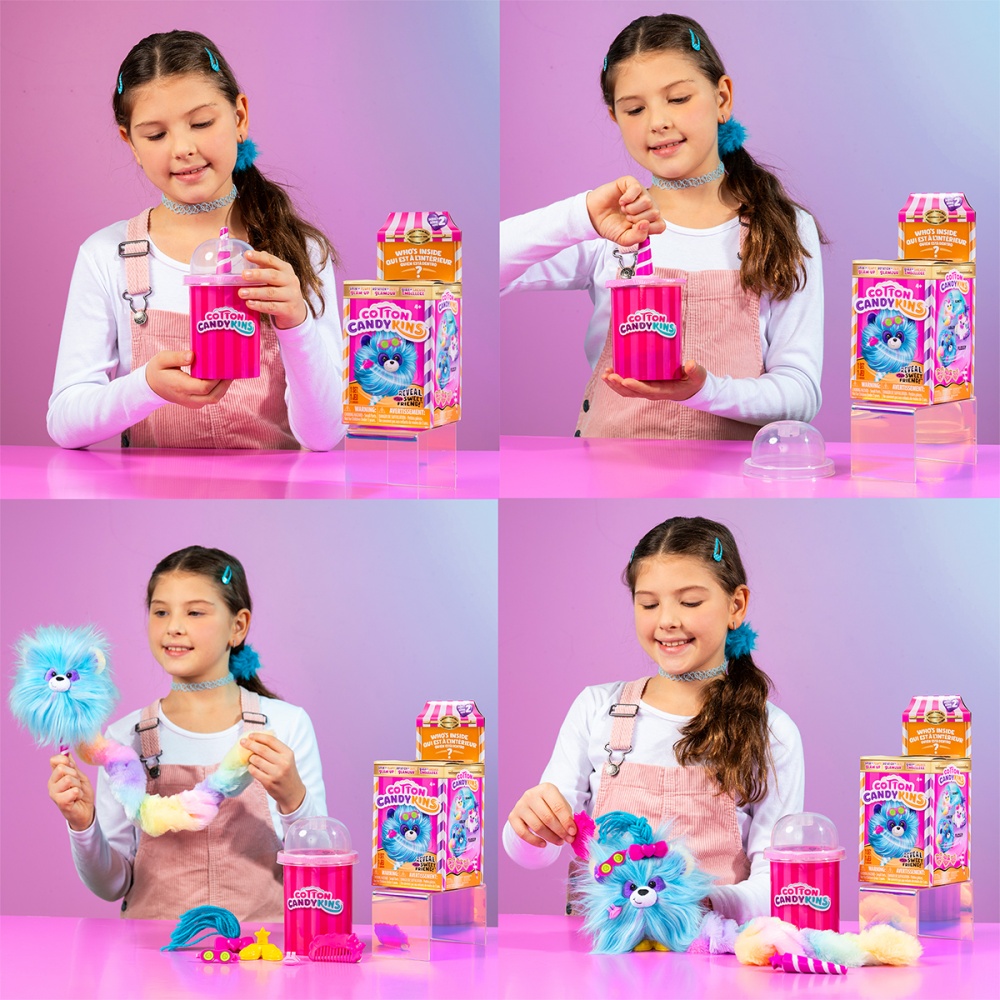 Мягкая игрушка-сюрприз Cotton Candykins W2 – Пушистый любимец разноцветный 27301(W2)