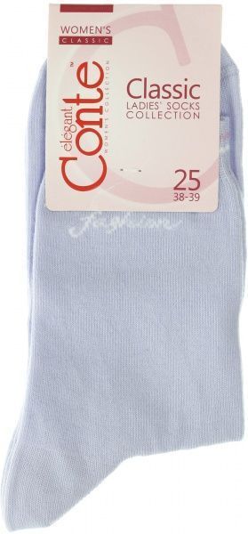 Шкарпетки жіночі Conte Classic р. 25 світло-фіолетовий 045 