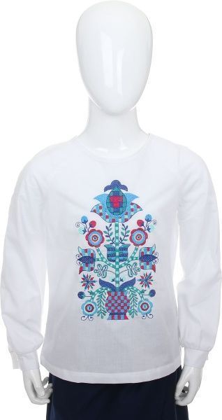 Вишиванка дитяча Едельвіка р.140 блакитний 92-19/09 