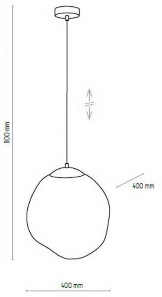 Світильник підвісний TK Lighting SOL 1x60 Вт E27 чорний 4264 