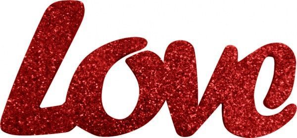 Декоративное изделие Слово Love-2 6,5 см 125106 Діамантові ручки