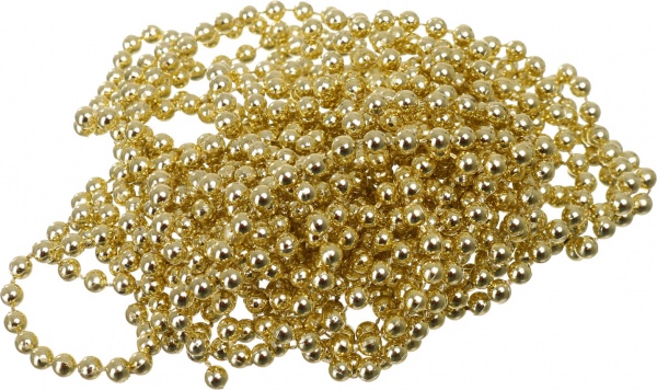 Бусы для елки 6 цветов 5 мм 6 м в ассортименте