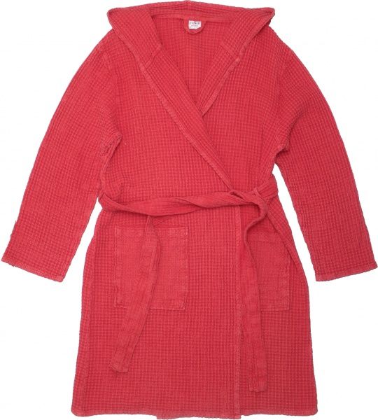 Халат жіночий Stonewashed вафля р. M червоний 