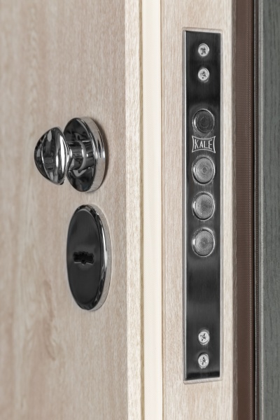 Двері вхідні Булат Термо House-705 антрацит / дуб полярний 2050x950 мм праві