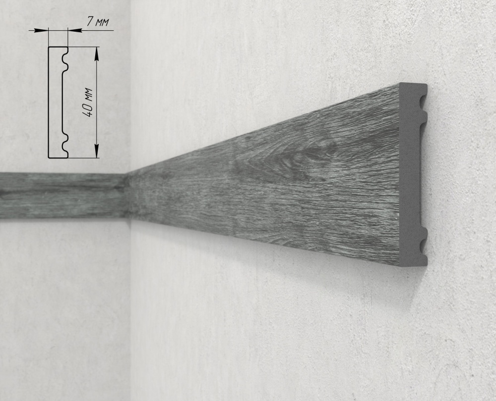 Молдинг 164-267 2800x7x40мм