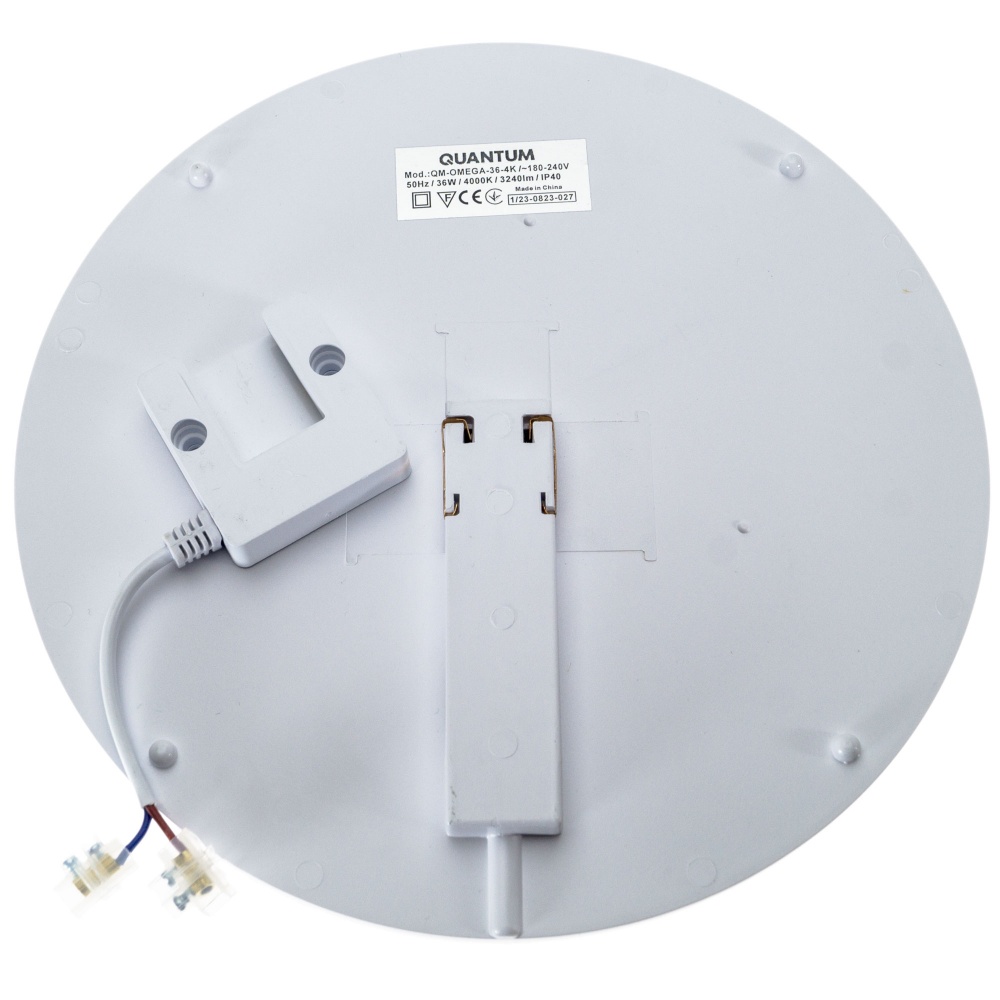 Светильник потолочный Quantum круглый OMEGA-36 4000К IP40 36 Вт белый QM-OMEGA-36-4К