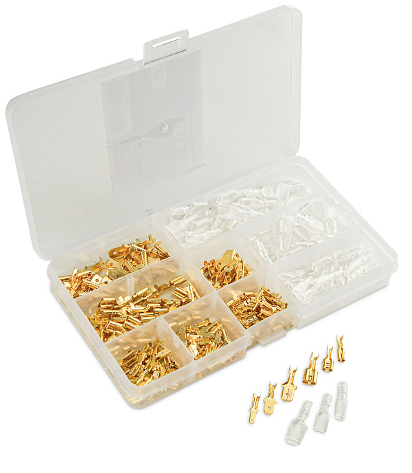 Набор наконечников под обжим АСКО-УКРЕМ DJ-315 золотой A0060080052