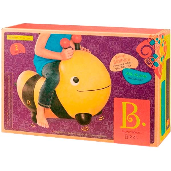 Попрыгунчик надувной Battat Бджола-ла-ла (з насосом)