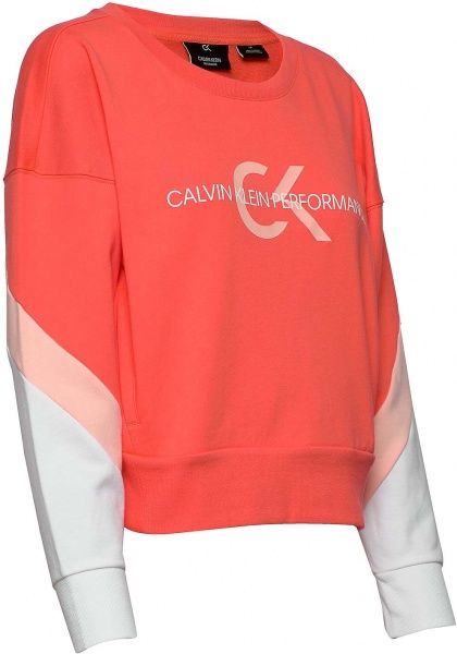 Джемпер Calvin Klein Performance PULLOVER 00GWS0W307-835 р. S коралловый