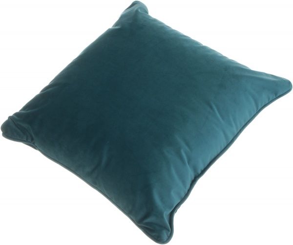 Подушка декоративна Велюр з кантом 45x45 см зелений La Nuit 