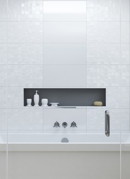 Плитка Golden Tile Satin біла НЗ0253 30х60 (2 сорт) 