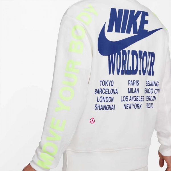Джемпер Nike M NSW PO FT HOODIE WTOUR DA0931-100 р. 2XL белый