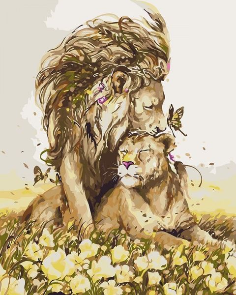 Картина по номерам Романтические чувства Идейка 