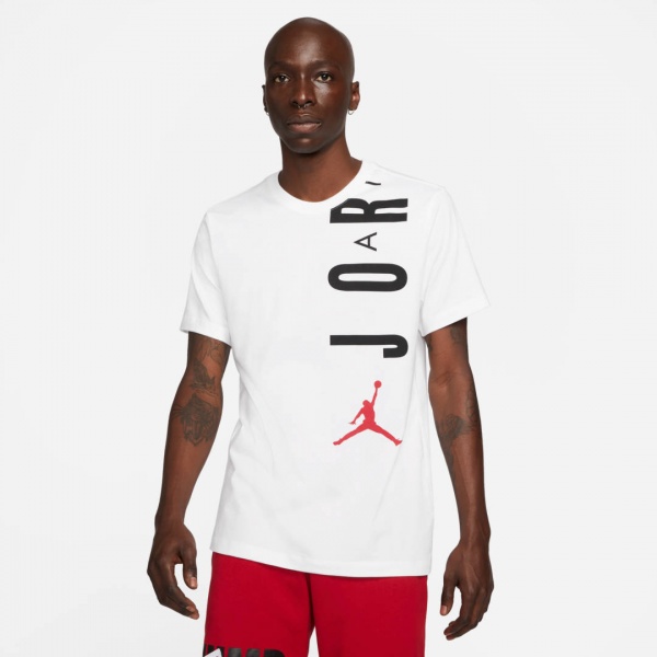 Футболка Jordan M J JDN AIR STRETCH SS CREW CZ8402-100 р.2XL білий