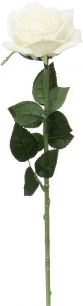 Растение искусственное Роза Баркароле лимонно-кремовая S247B4