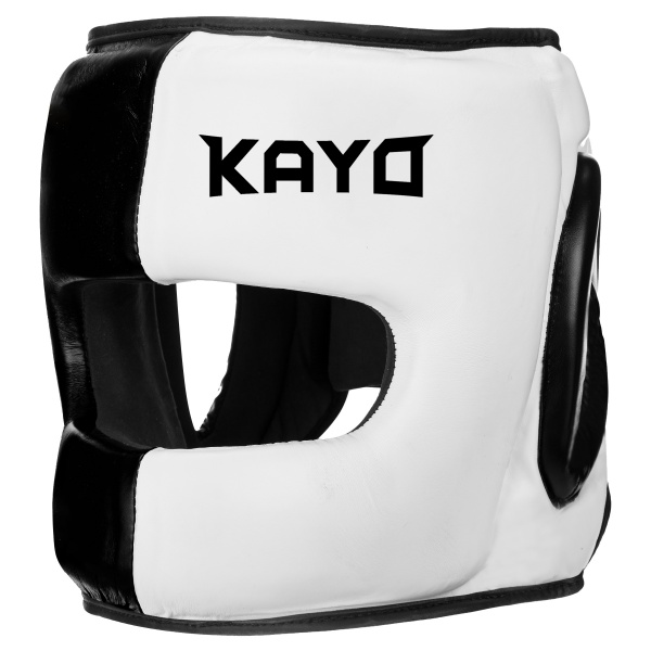 Шлем боксерский KRHG-170M KAYO р. M KRHG-170M бело-черный 
