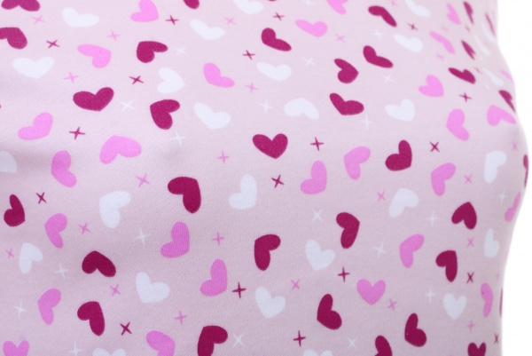 Сукня домашня жіноча Flis clothes Серденько р. S рожевий із принтом 