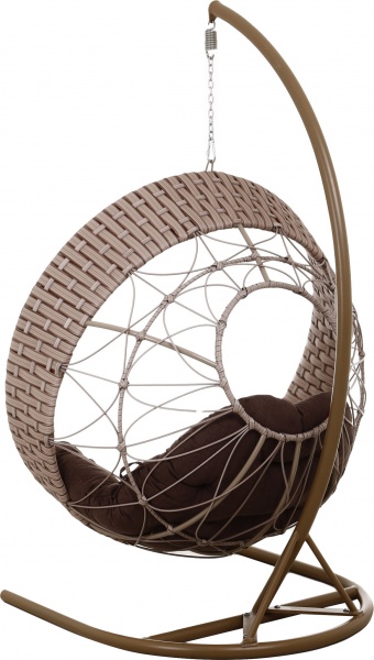 Кресло-кокон Сфера Люкс плетение орегон французский дуб