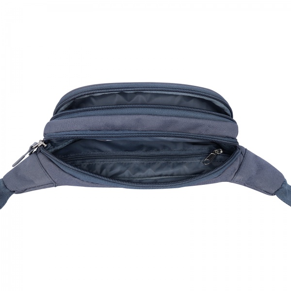 Сумка поясна Bagland Bella сiрий (20266)