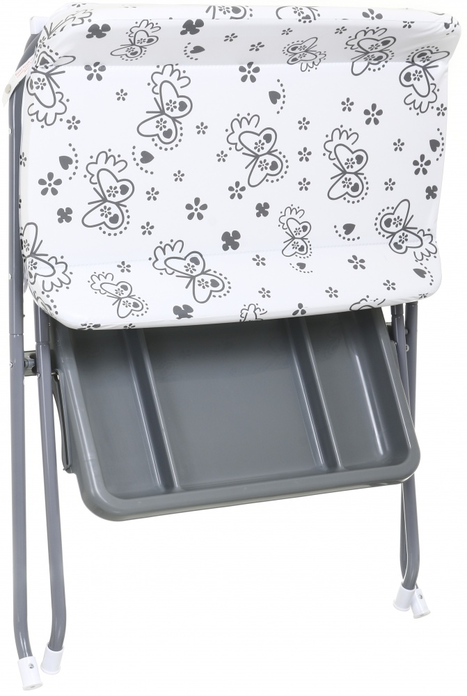 Столик пеленальный Bambinelli с ванночкой 76х76х101 см серый BB023-1