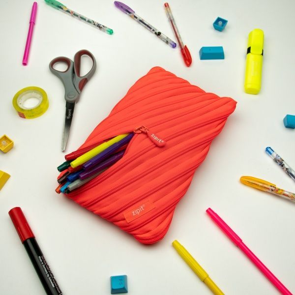 Пенал-косметичка Neon Jumbo Glowing Peach ZTJ-NN-2 Zipit рожевий