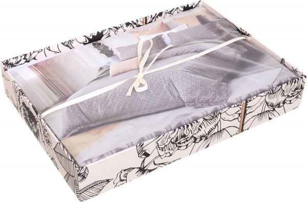 Комплект постельного белья Andro 2 серо-бежевый La Nuit