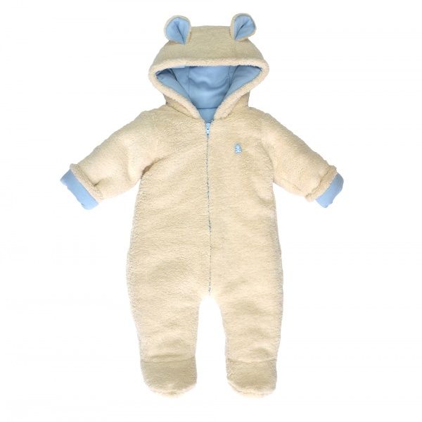 Комбінезон для хлопчиків Lucky tots бежевий із блакитним р.56 1508.2 