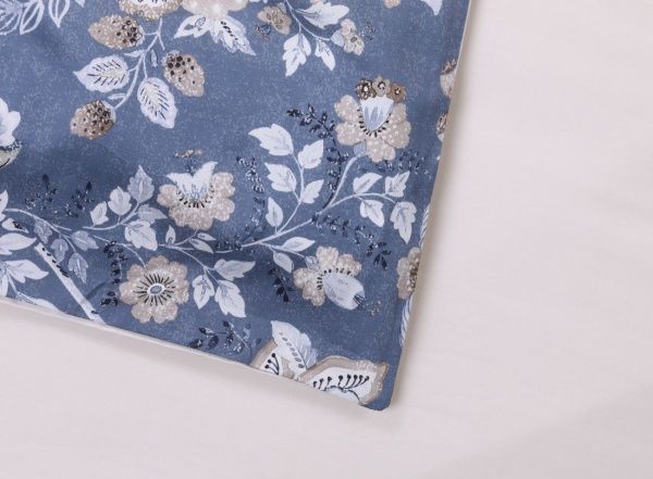 Комплект постельного белья Destiny 2 синий с белым Mascioni 