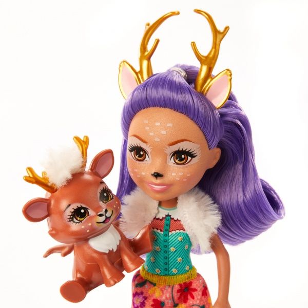 Игровой набор Enchantimals Трилосипед Денисы и Спринта