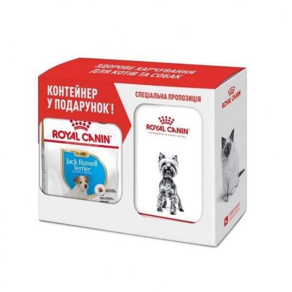 Корм Royal Canin Jack Russel Puppy 1,5 кг + контейнер для зберігання корму