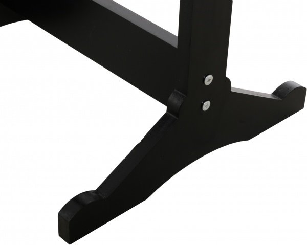 Підлогове дзеркало із секцією для зберігання аксесуарів A3618 3600x12300 мм чорний 