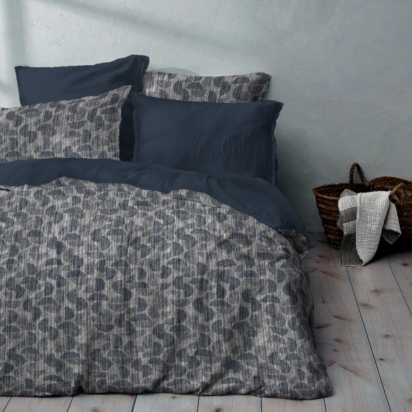 Комплект постільної білизни Acevedo 2 темно-синій Lameirinho 