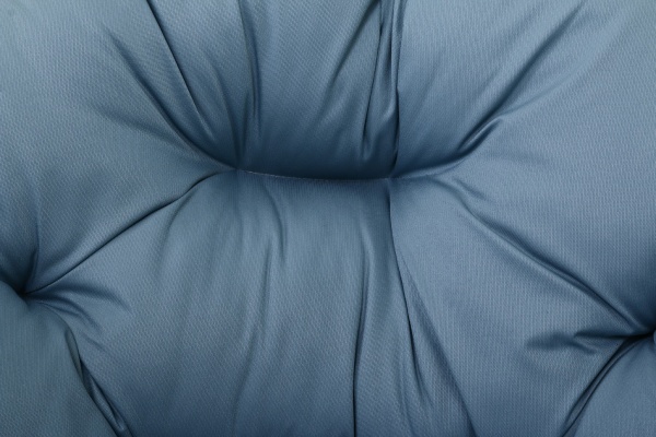 Кресло-кокон Сфера Лайт плетение зигзаг голубой