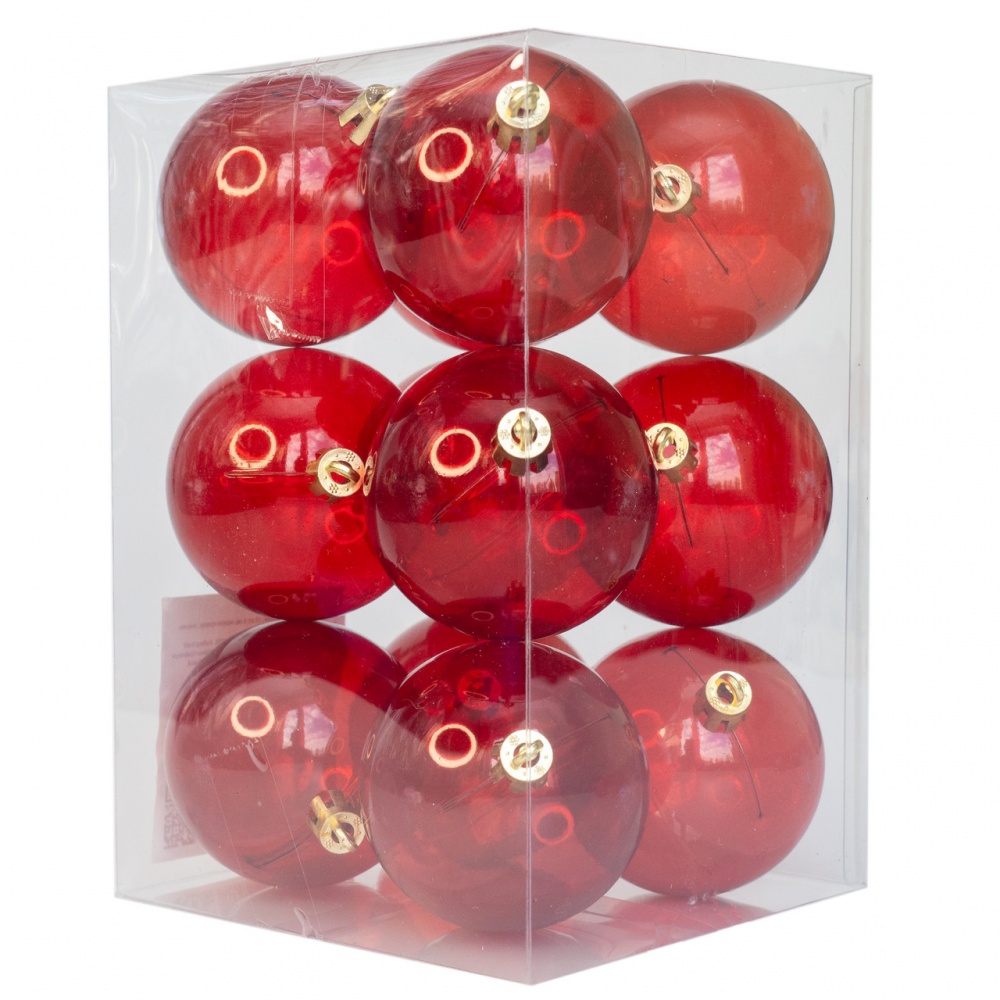 Набор елочных шаров 892111 d 60 мм 12 шт./уп.