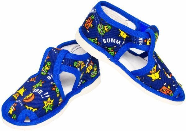 Капці для хлопчиків Экотапок Сандалик новий сині 1085 р.22,5