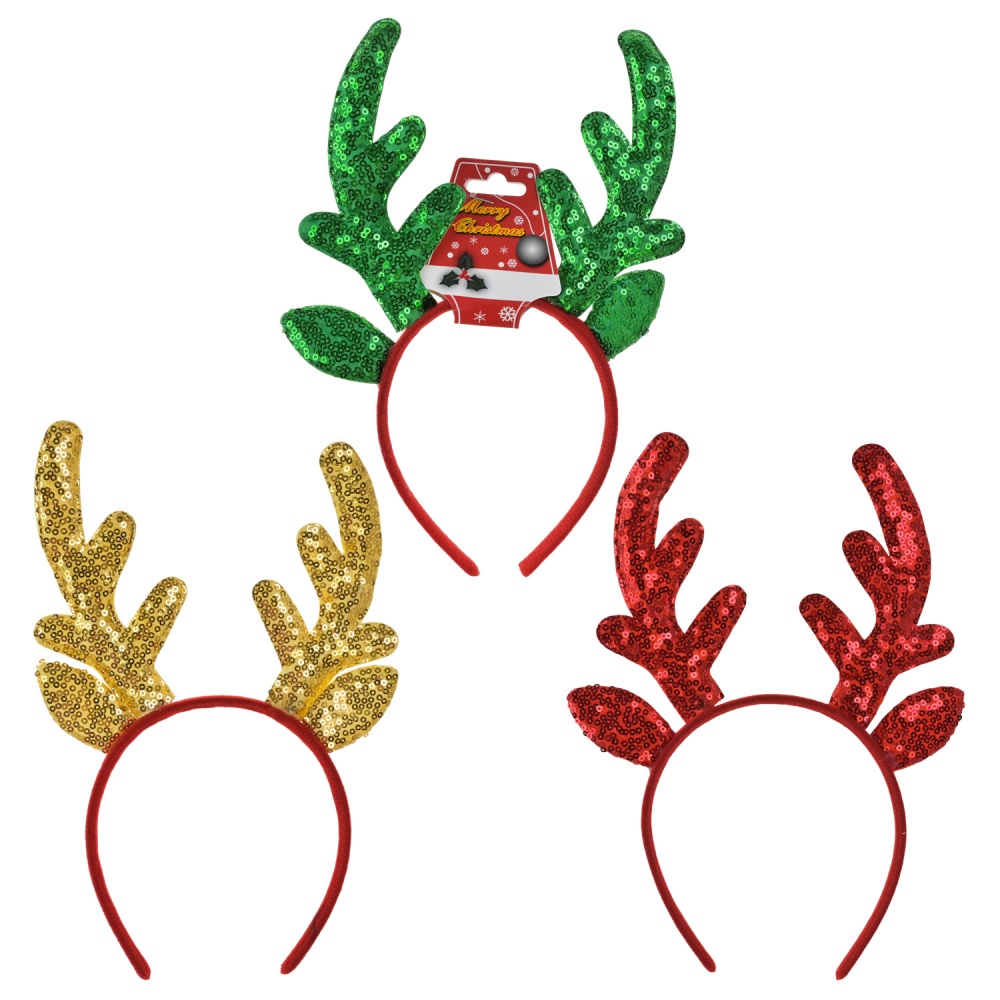 Аксессуар для карнавала Shantou Обруч оленьи рога E2412 в ассортименте