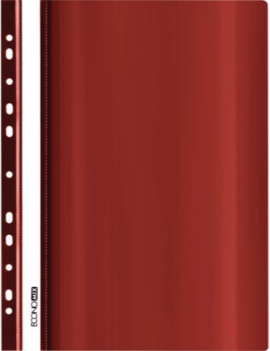 Швидкозшивач глянець з перфорацією бордо А4 E31510-18 Economix